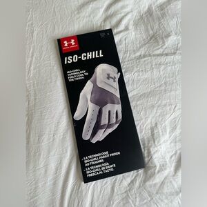 Under Armour Grey/White Golf Left Glove
